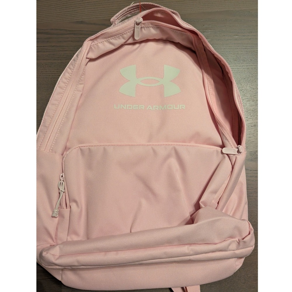 NWT Under Armour Essentials Backpack 15" Laptop Sleeve Pink White